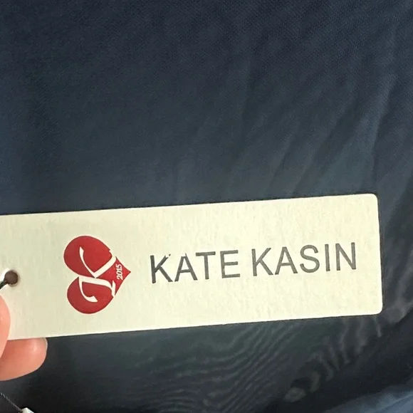 Women's Blue Long-Sleeve Sheer Tee - Picture 2 of 6